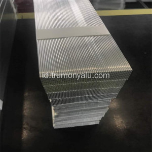 Tabung oval datar aluminium saluran mikro